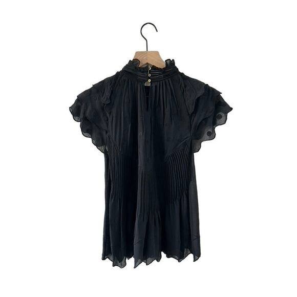 Ulla Johnson Black Silk Blouse - Picture 5 of 5